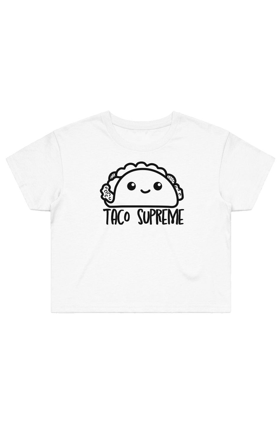 Womens Taco Supreme Crop T-Shirt