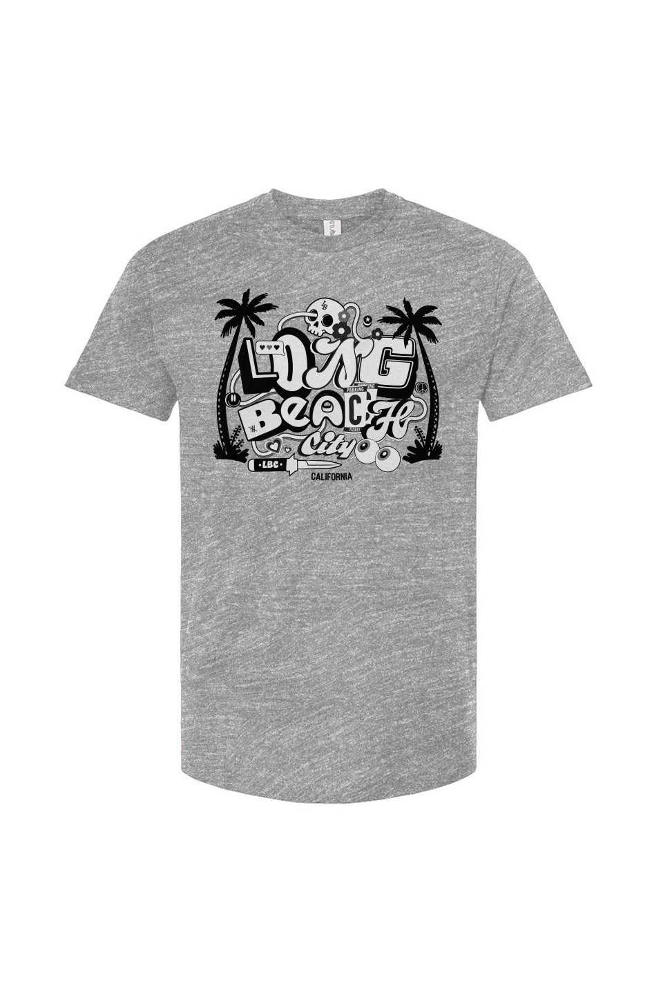 Mens / Unisex Long Beach Adult T-Shirt