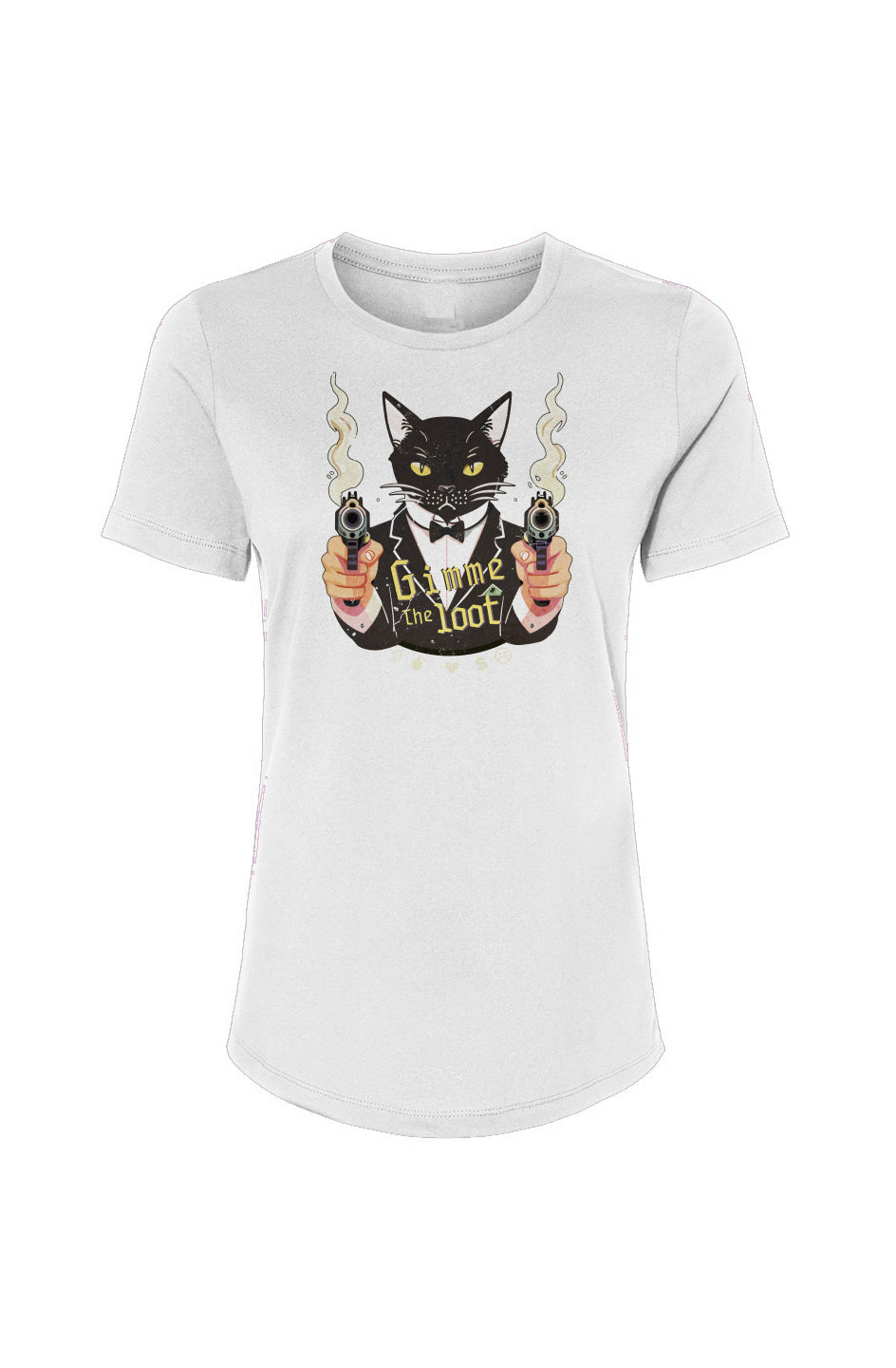 Womens Cat Loot Adult T-Shirt