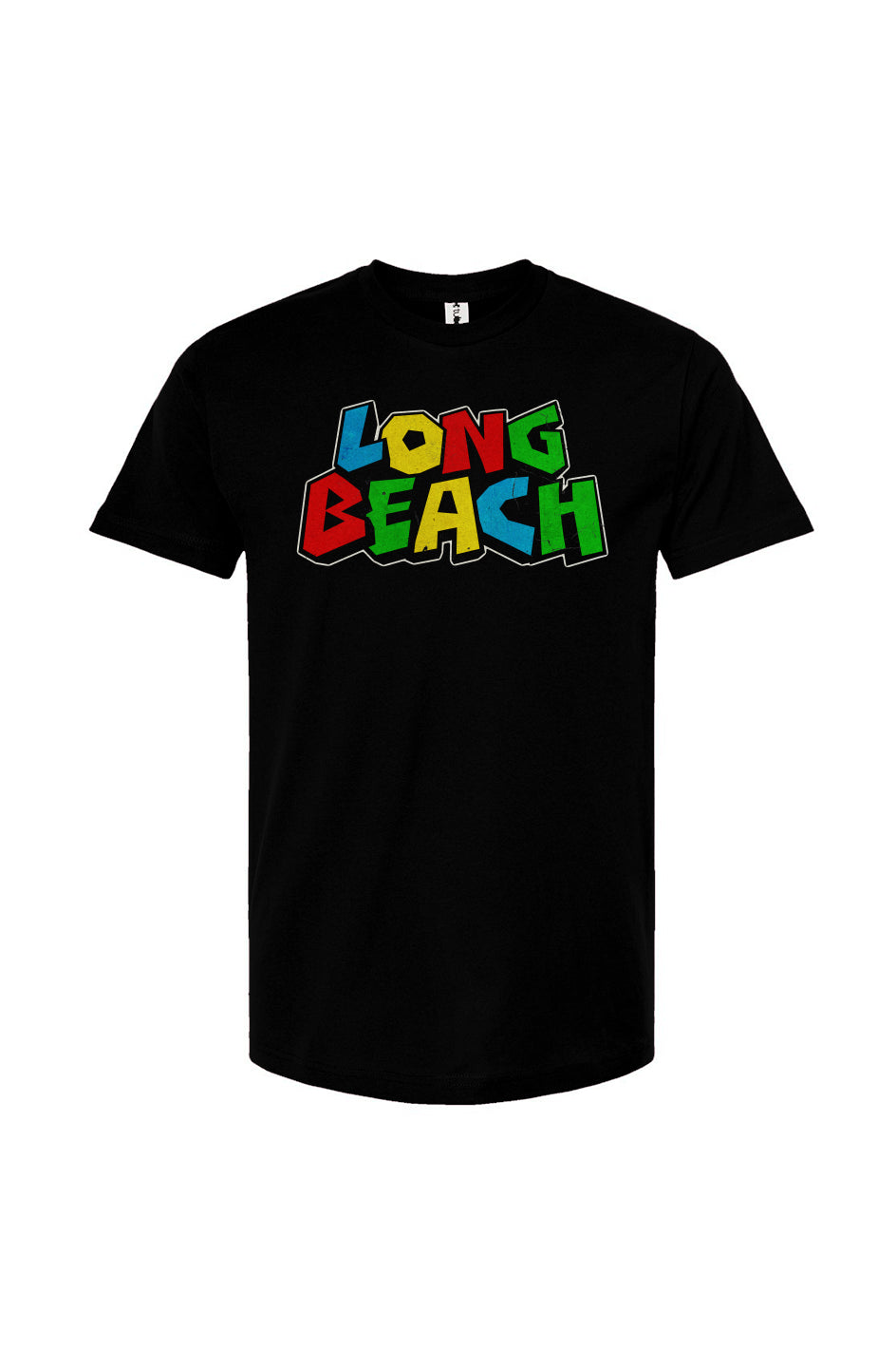 Mens / Unisex Long Beach Mario Nintendo Logo Adult T-Shirt
