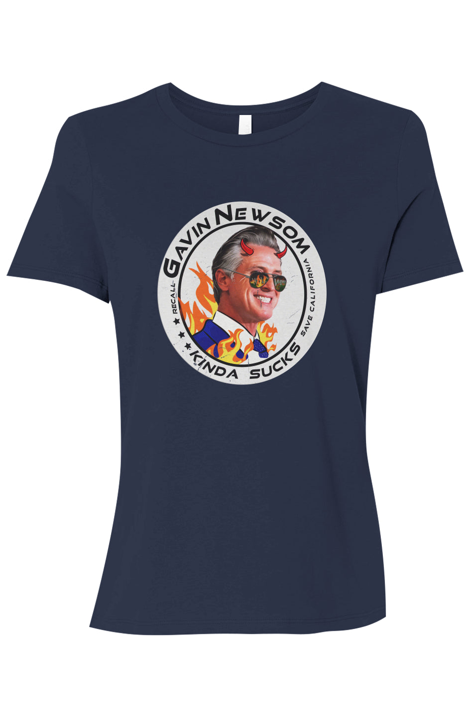 Womens Gavin Newsom Adult T-Shirt