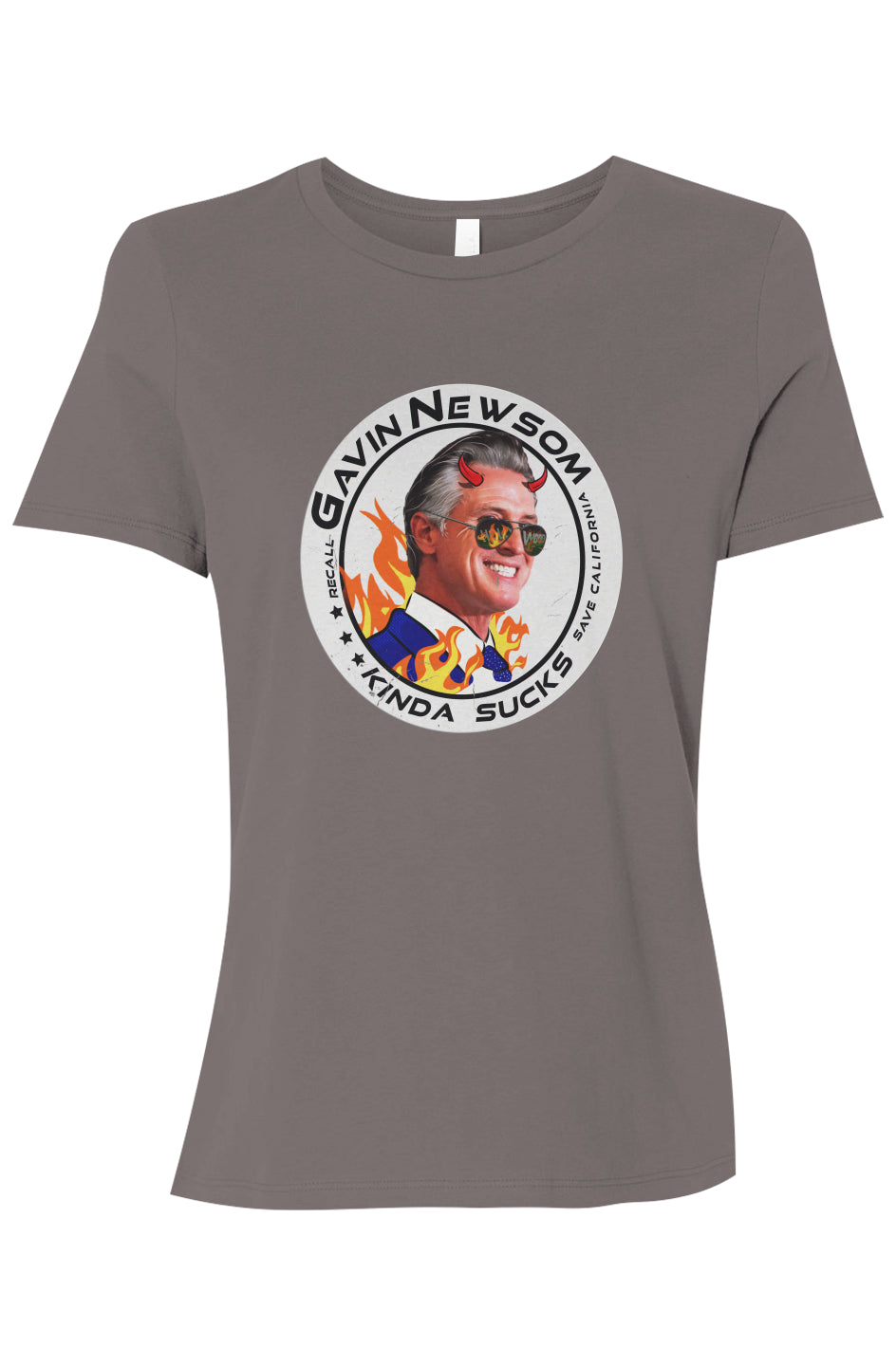 Womens Gavin Newsom Adult T-Shirt