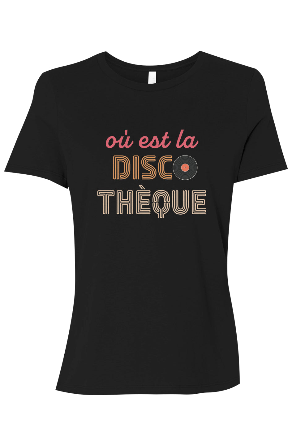 Womens Disco Adult T-Shirt