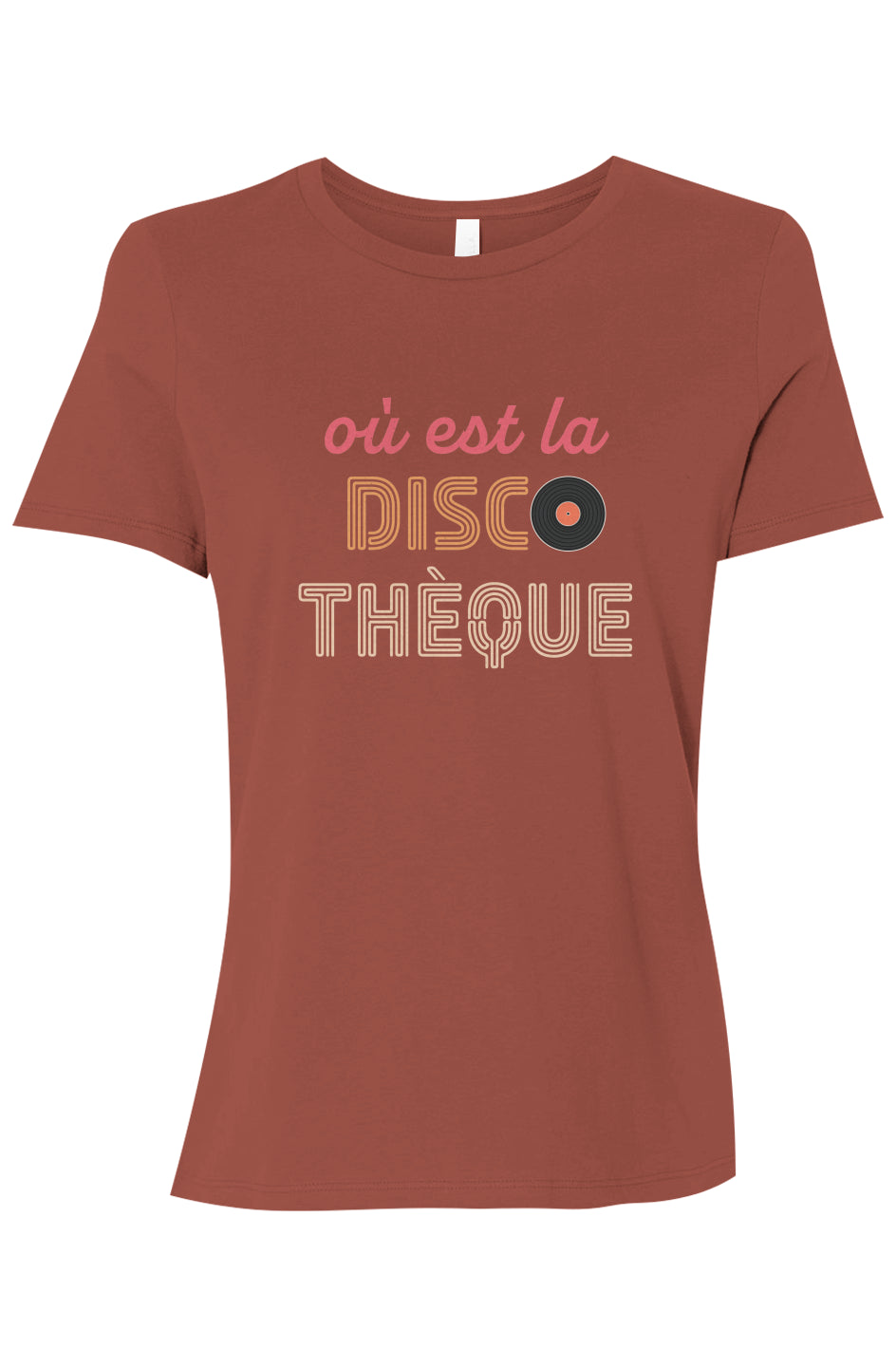 Womens Disco Adult T-Shirt