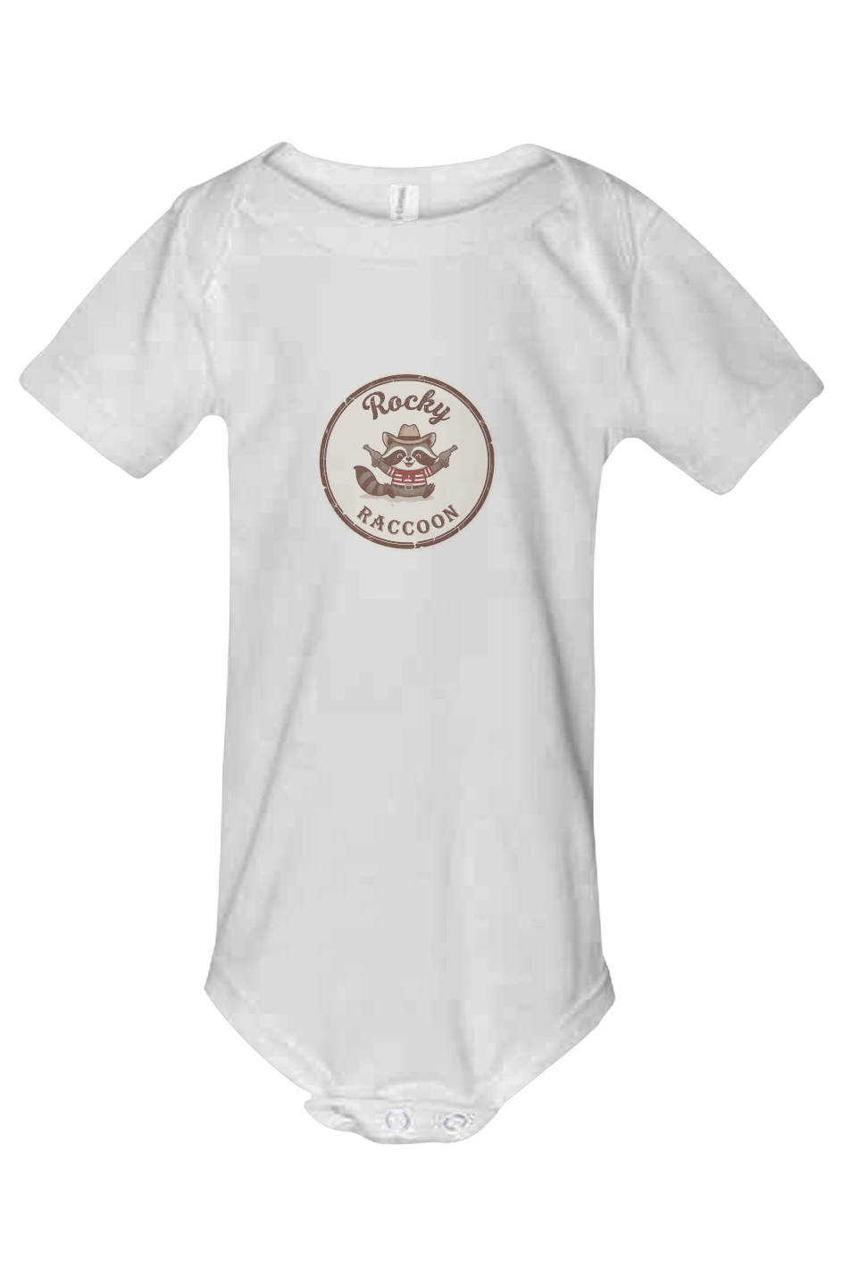 Rocky Raccoon Baby Jersey One Piece